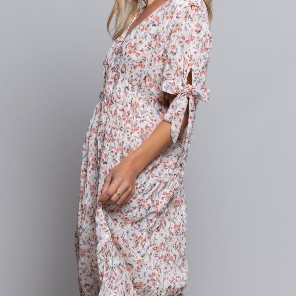 Dang cute spring floral midi dress - Picture 4 of 5
